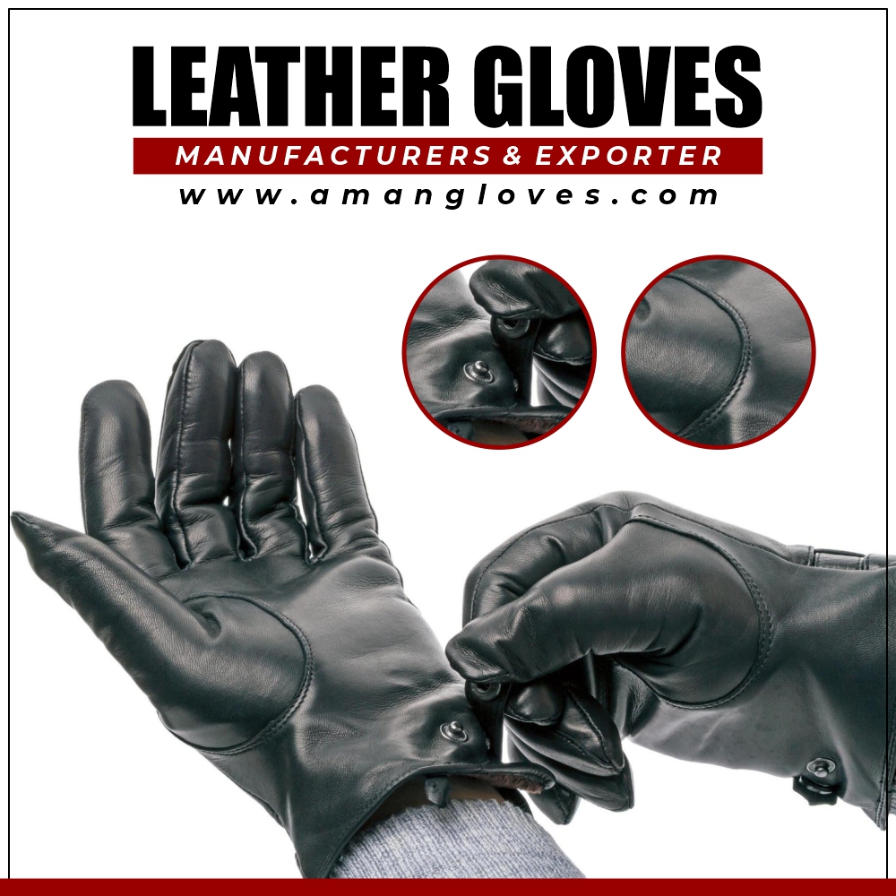 Leather gloves by aman gloves